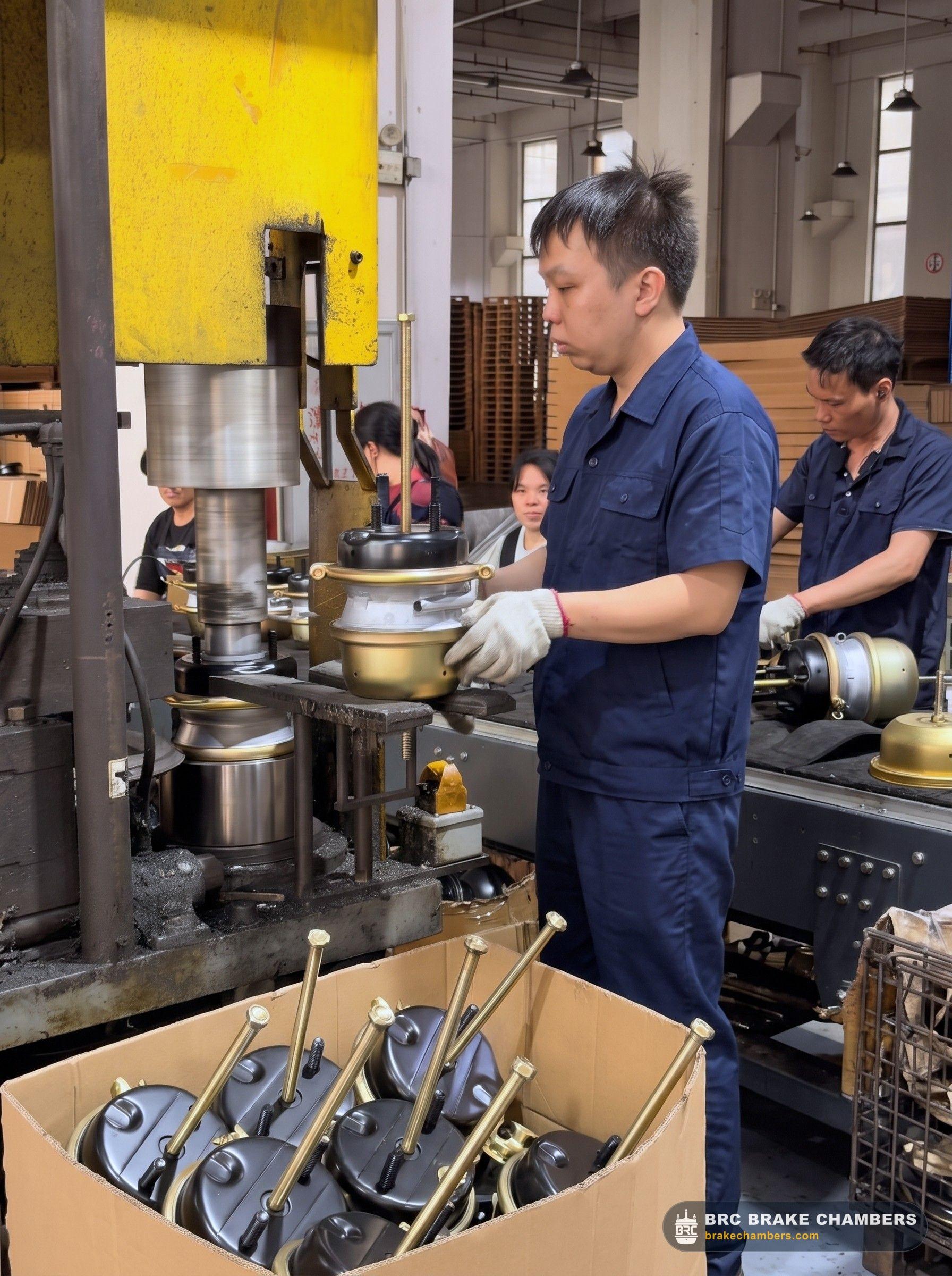 BRC Brake Chamber Factory Floor in Zhejiang, China